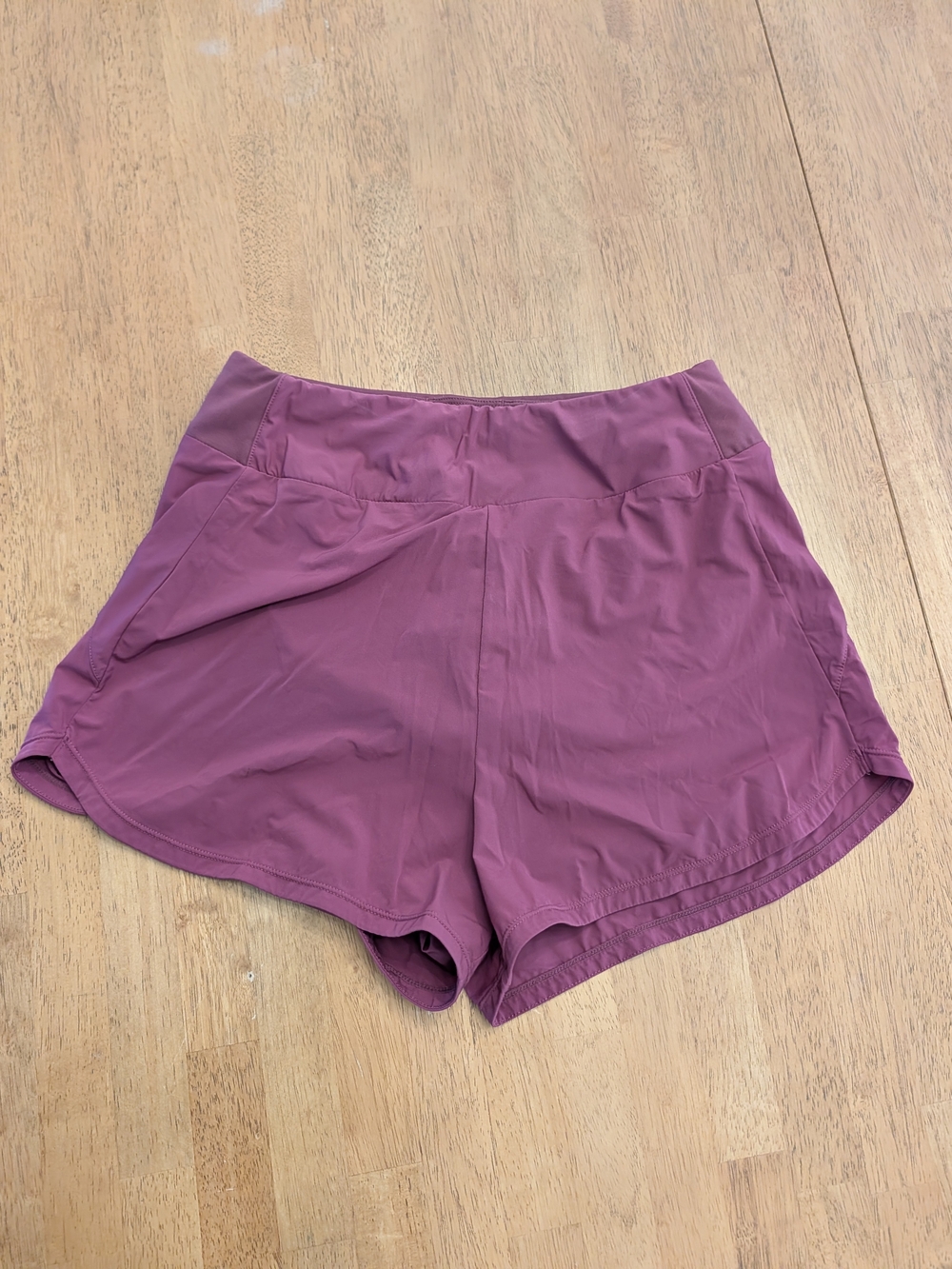 Nike Dri-FIT High-Waisted 3" Shorts Purple Medium